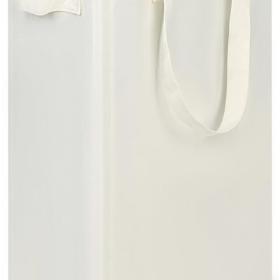 Slim Laundry Basket, Narrow Laundry Hamper with Handles, Collapsible Dirty Clothes Hamper, Tall Laundry Bin for Laundry Room, Dorm and Bedroom, 12.7 Gallons(48L) Beige